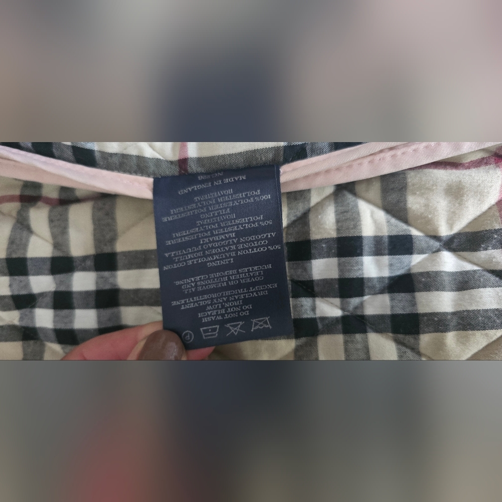 Burberry PINK Nova Check Quilted Jacket - Picture 6 of 14